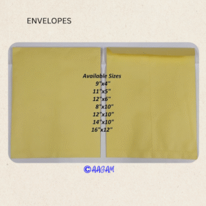 Envelopes Laminatid Yellow